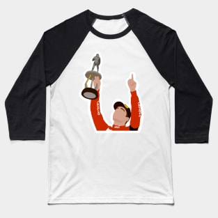 Charles Leclerc after winning the 2019 Belgian Grand Prix at Spa Francorchamps Baseball T-Shirt